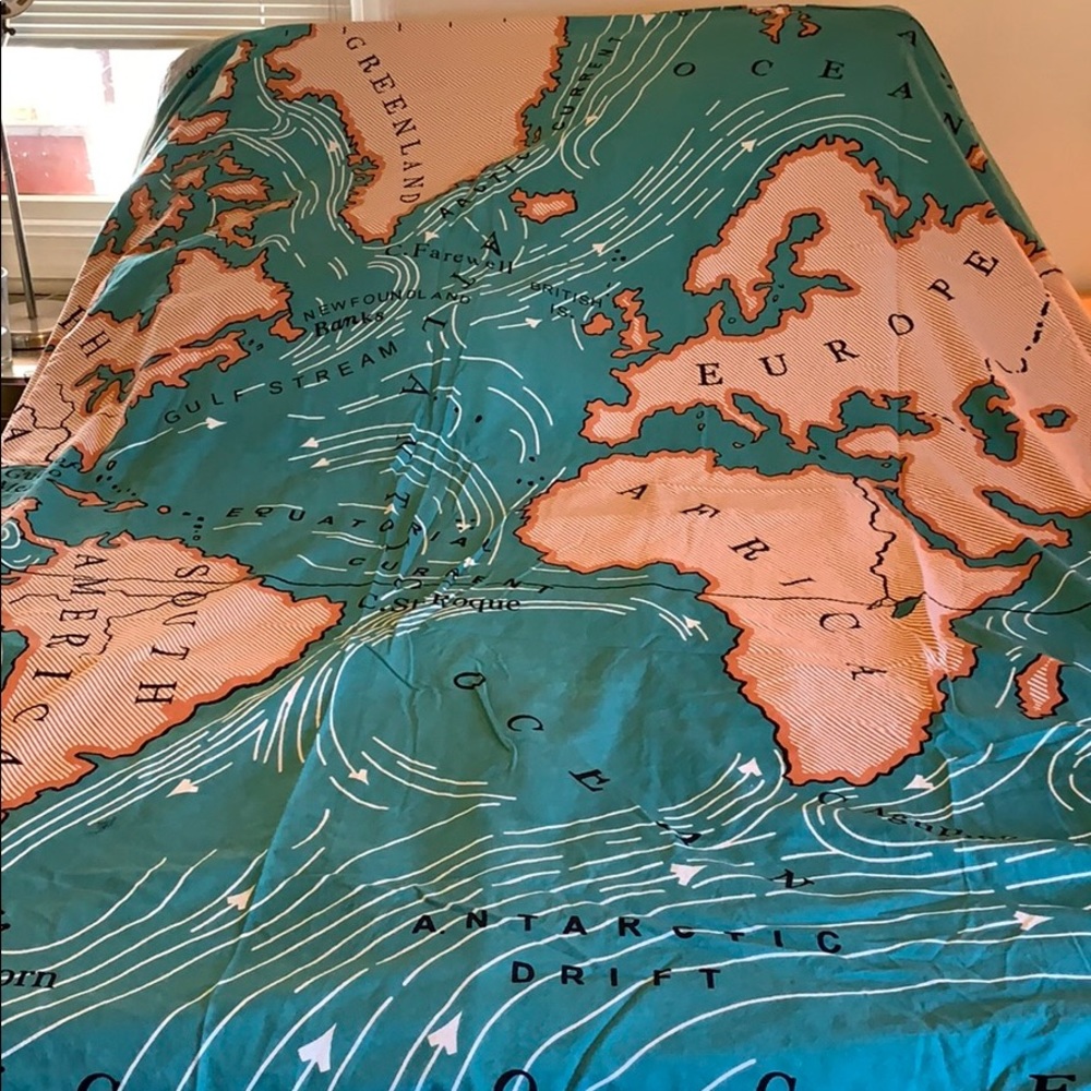 Urban Outfitters map tapestry